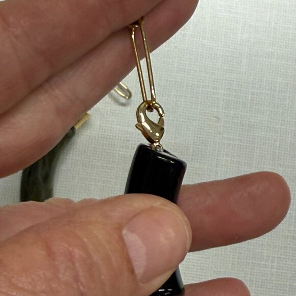 PARABAYA Multicolor Resin Beaded Elastic Necklace, FRANCE - Picture 4 of 7